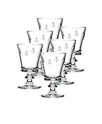 clear and classic design made in France stemmed drinkware for mocktails